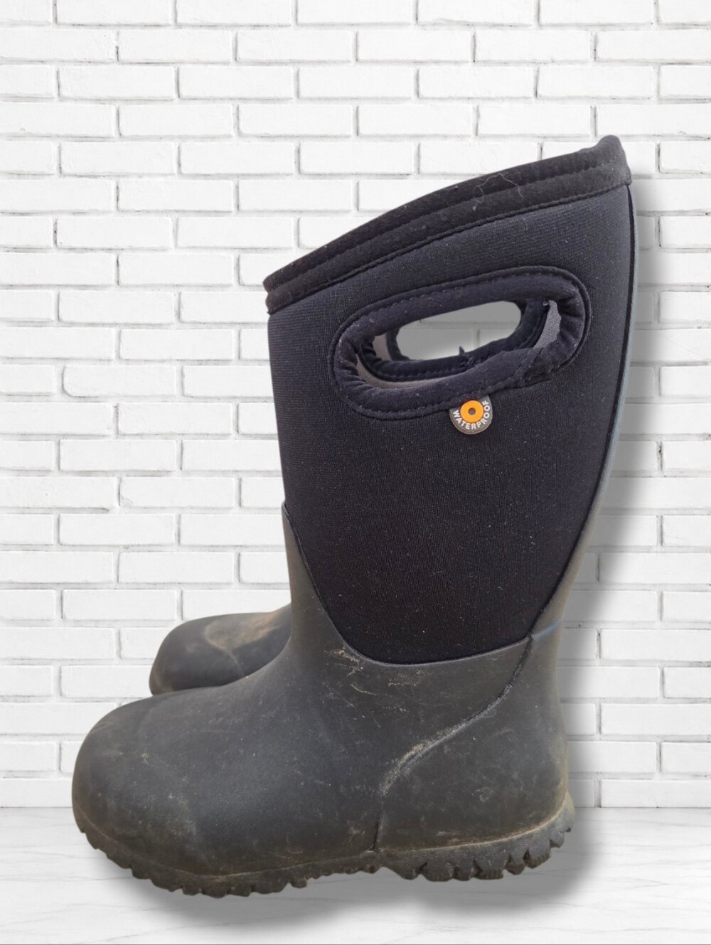 Bogs Size 11 T Black York Solid Waterproof Pull On Boots